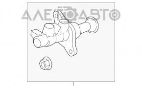 Главный тормозной цилиндр с бачком Mitsubishi Outlander Sport ASX 10-