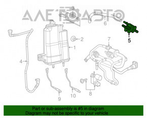 Електромагнітний клапан паливного бака Jeep Renegade 15-2.4