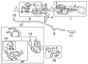 Бачок ГТЦ Honda Accord 13-17