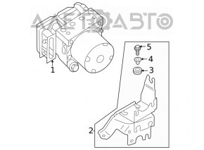 ABS АБС Nissan Rogue 21-