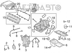 Маслоприемник Dodge Challenger 09-19 5.7 EZH