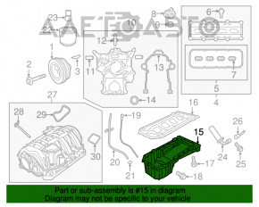 Піддон ДВС Dodge Challenger 13-17 5.7 EZH