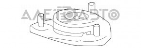 Опора амортизатора передняя правая Lexus RX350 RX450h 16-22 без подшипника