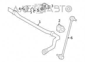 Скоба крепления переднего стабилизатора правая Toyota Camry v70 18-