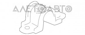 Скоба кріплення переднього стабілізатора верх прав Lexus RX400h 06-09