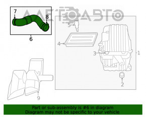 Воздуховод Dodge Journey 11- 2.4