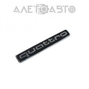 Емблема напис QUATTRO кришки багажника Audi A3 8V 15-20