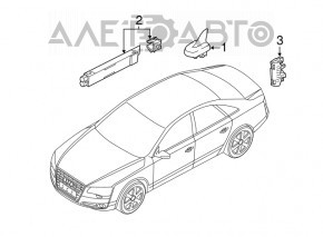 Антенна плавник Audi A8/S8 11-18