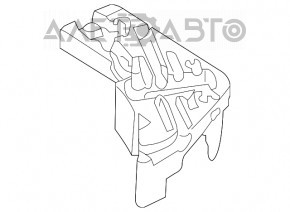 Абсорбер під інструмент Audi Q7 4L 10-15