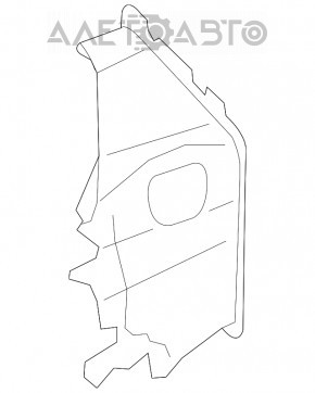 Дефлектор бокового радиатора правый Audi Q7 4L 10-15