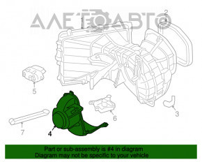 Мотор вентилятор печки Audi Q7 4L 10-15