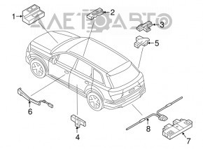 Keyless Entry Antenna Audi A4 B9 17-салонна