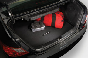 Коврик багажника Hyundai Santa FE Sport 13-18 тряпка черный