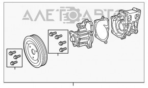 Помпа водяна Dodge Dart 13-16 2.0 2.4