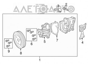 Помпа водяна Dodge Dart 13-16 2.0 2.4