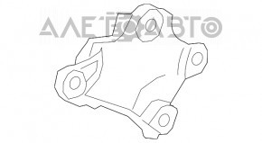 Кронштейн подушки двигуна задній Honda Insight 19-22