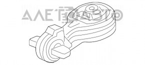 Подушка двигуна кісточка верхня права Acura ILX 13-15 новий OEM оригінал