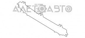 Верхняя решетка переднего бампера BMW X3 F25 11-14 дорест