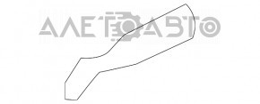 Кронштейн воздуховода левый BMW X3 F25 11-14 дорест