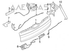 Ручка двери багажника BMW X5 E70 07-13