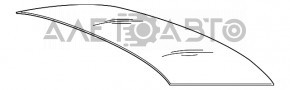 Скло заднє BMW 5 F10 11-16 тонування, подряпини з внутрішньої сторони, дефект обігріву