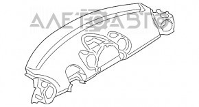 Торпедо передня панель без AIRBAG Mini Cooper Countryman R60 10-16 черн
