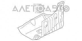 Обшивка арки левая BMW 335i e92 07-13