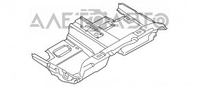 Покрытие пола зад BMW 5 F10 11-13 чёрн