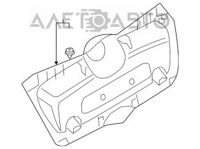 Обшивка дверей багажника Mini Cooper F56 3d 14- потерта, зам'ята, зламані кріплення
