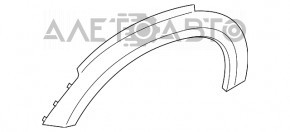 Накладка арки крыла передняя правая Mini Cooper Countryman R60 10-16 с отражателем новый OEM оригинал
