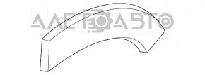 Накладка арки крыла задняя левая Mini Cooper Countryman R60 10-16