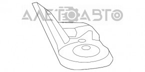 Лопух переднього підрамника задній правий Toyota Avalon 13-18