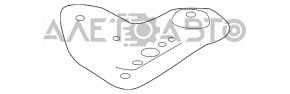 Лопух переднього підрамника передній прав Toyota Camry v55 15-17 usa новий OEM оригінал