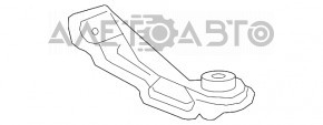 Лопух переднего подрамника передний правый Lexus RX350 RX450h 16-22 новый OEM оригинал