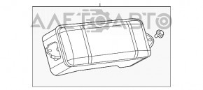 Подушка безопасности airbag пассажирская в торпеде Dodge Durango 11-13