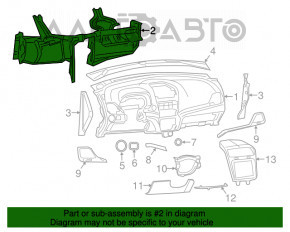 Труба подторпедная посилення Dodge Journey 11-