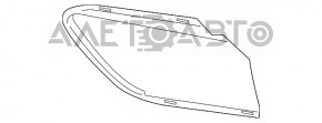 Заглушка нижней решетки переднего бампера правая BMW X1 F48 16-19