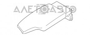 Консоль центральна підлокітник BMW 3 F30 12-19 АКПП шкіра беж, висувний підлокітник