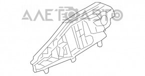Механизм ручки двери передней левой BMW X5 F15 14-18