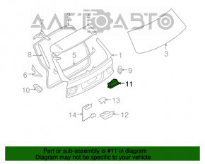 Ручка з кнопкою відкриття кришки багажника BMW 335i e92 07-13