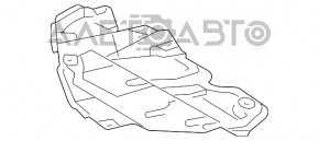 Защита двигателя правая Toyota Camry v50 12-14 usa новый OEM оригинал