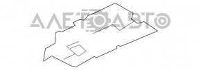 Накладка передньої панелі простору ніг водія BMW X5 E70 07-13 черн, подряпина