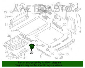 Кишеня багажника права BMW X3 G01 18-21