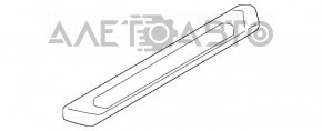 Накладка порога внешняя передняя правая BMW X3 G01 18-21 хром, X-LINE