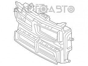 Дефлектор радиатора BMW X1 F48 16-19 B46