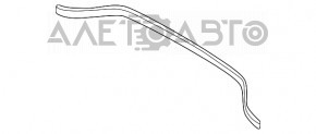 Уплотнитель решетки дворников центр BMW X1 F48 16-22