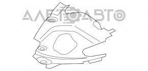 Накладка замка капота правая BMW X3 G01 18-21 новый OEM оригинал