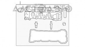 Крышка клапанная задняя Jeep Cherokee KL 14- 3.2 с датчиками