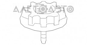 Кріплення запасного колеса Lexus CT200h 11-17