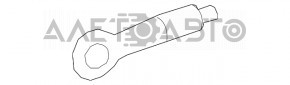 Буксировочный крюк Toyota Prius 30 10-15 ржавый